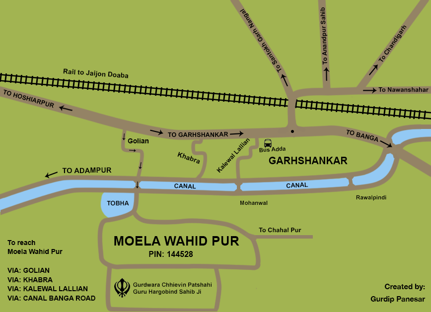 Moela Map